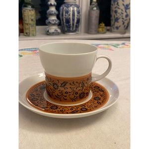 Noritake Fine Japanese China Younger Image Tea Cup & Saucer Set.